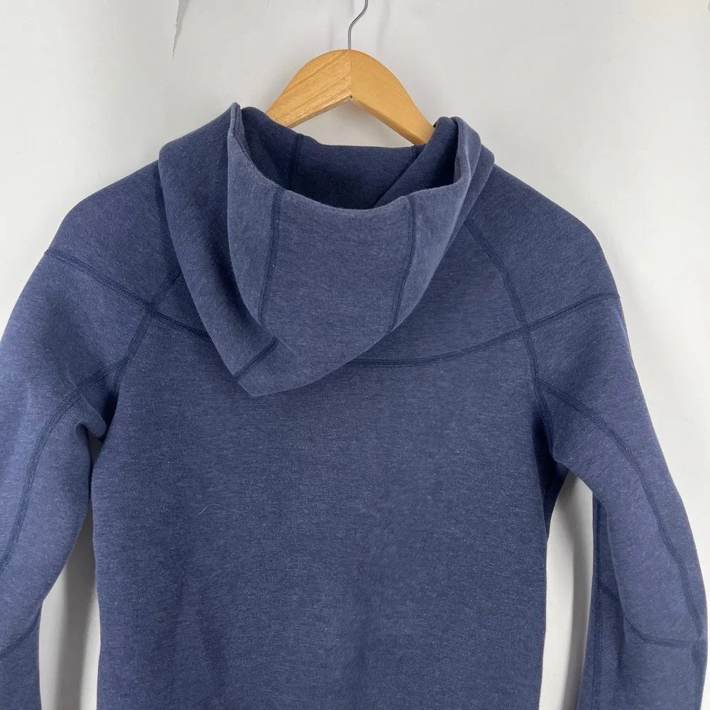 Nike‎ Kids Tech Fleece Full Zip Hoodie Blue Heathered Jacket CU9223-410 Size M